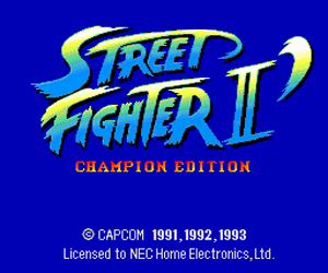 Street Fighter II' - Champion Edition (Japan) Screenshot